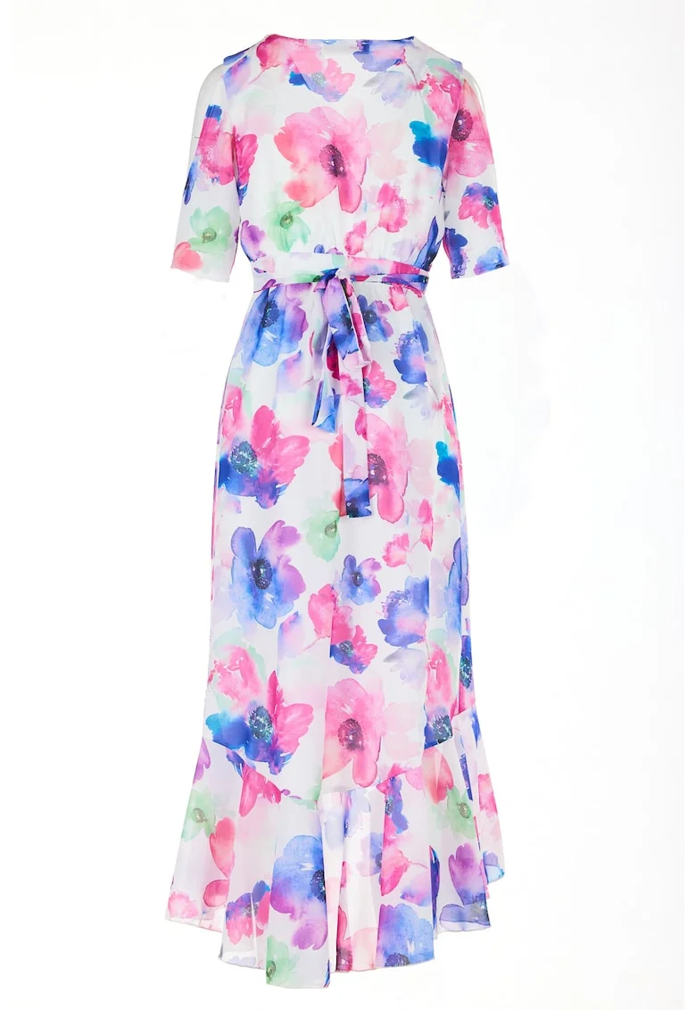 Rochie A508,  Poliester, Multicolor