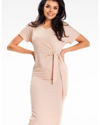 Midi Rochie Maneca scurta Cambrata A641