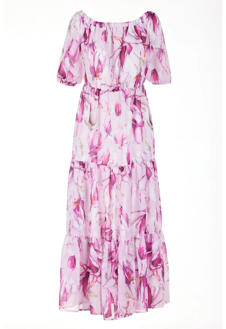 Rochie A504,  Poliester, Roz