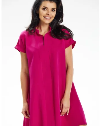 Rochie dama  poliester, A635 - Fuchsia -