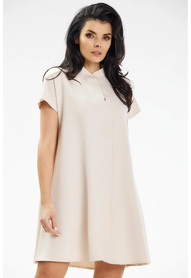 Rochie dama  poliester, A635 - Bej -