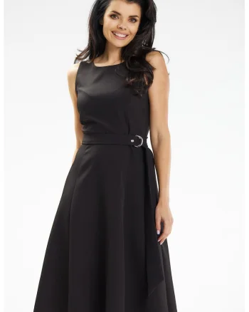 Rochie dama  poliester, negru A633