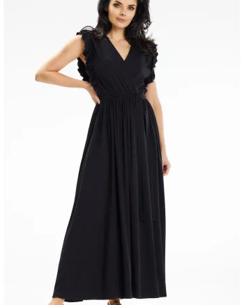 Lunga Rochie Fara maneca A638