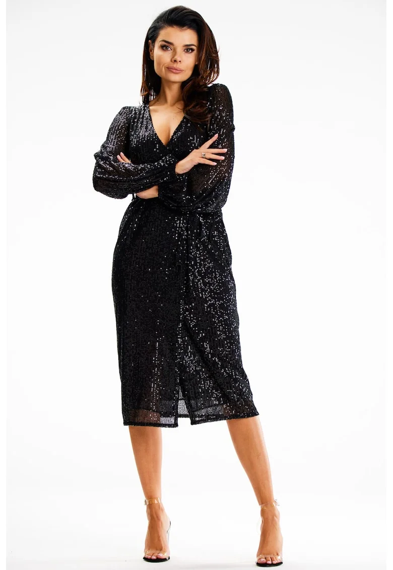 Rochie dama  poliester, negru A632