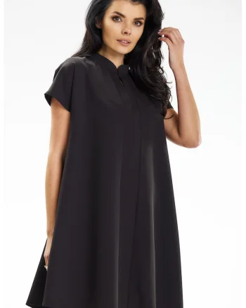 Rochie dama  poliester, A635 - Neagra -