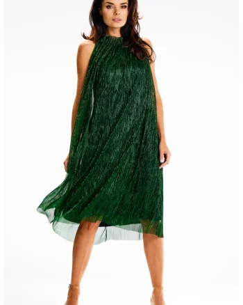 Rochie dama  poliester, A629 - Verde -