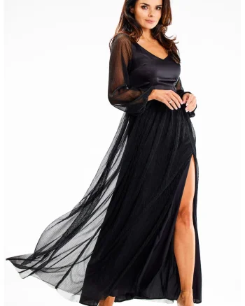 Rochie dama  Poliester, A626, Negru