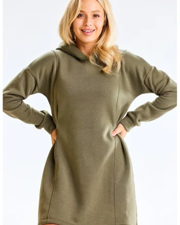 Rochie dama  Bumbac, M331 - Kaki -