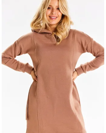 Rochie dama  Bumbac, M331 - Bej -