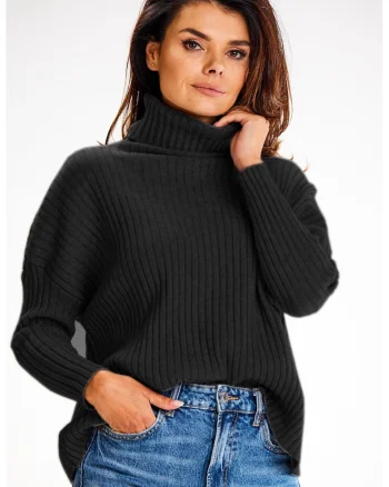 Pulover dama  viscoza Negru,