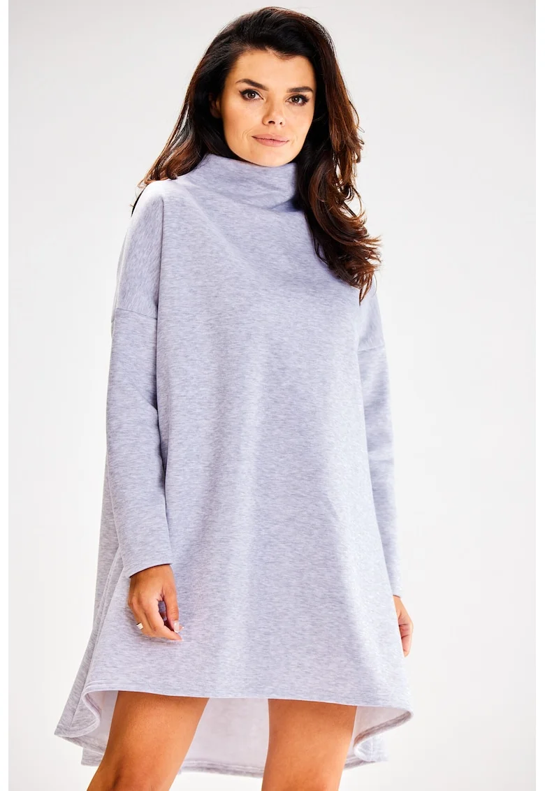 Rochie dama  Bumbac, A609 - Gri -