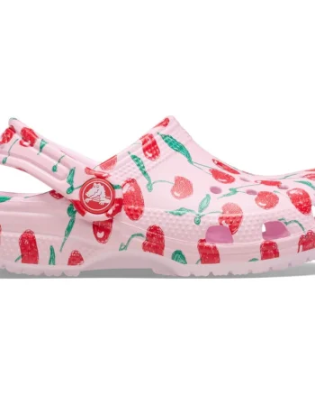 Saboti Crocs Classic Toddler Fresh Fruits Clog Roz - Pink Milk