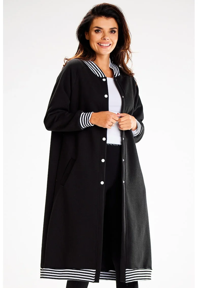 Hanorac dama  negru, Negru