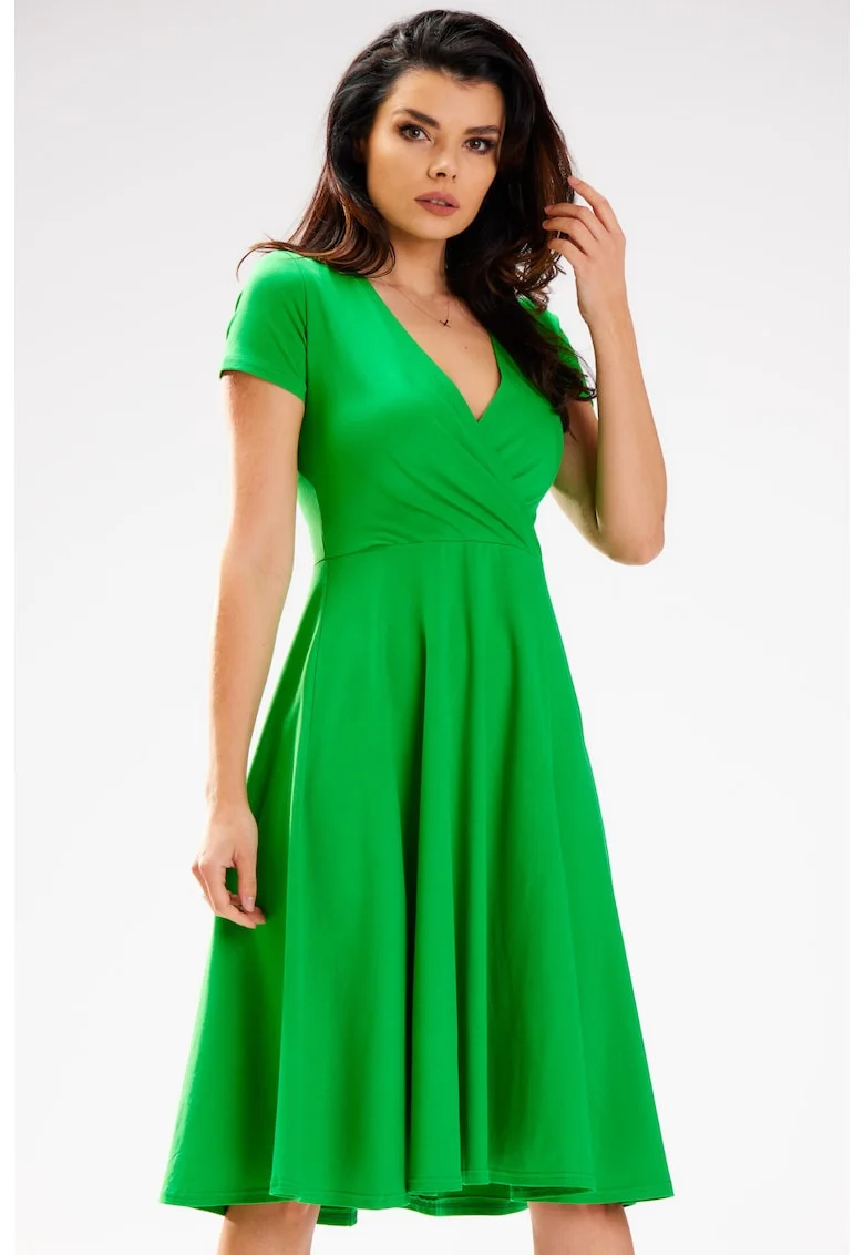 Rochie dama  Bumbac, M292 - Verde -
