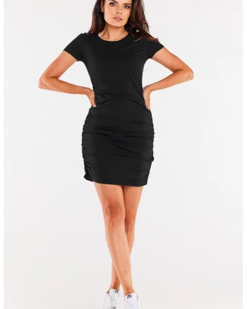 Rochie dama  Bumbac, M294, Negru