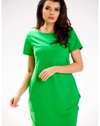 Rochie lejera cu maneci scurte
