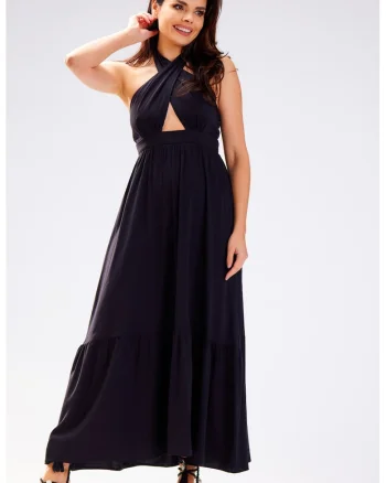 Lunga Rochie Fara maneca A583