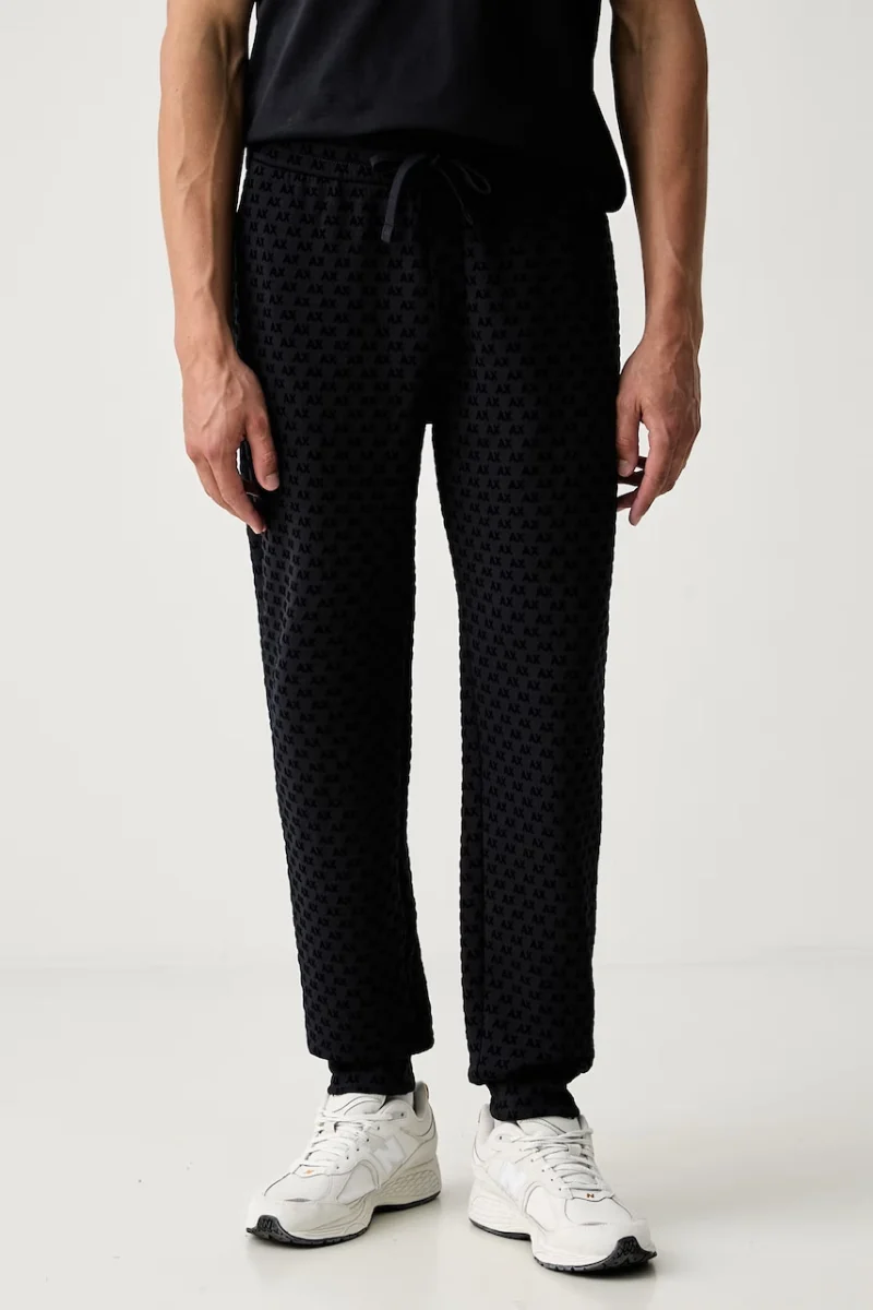 Armani Exchange pantaloni de trening pentru bărbați cu bumbac