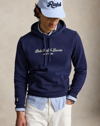 Polo Ralph Lauren hanorac cu glugă pentru bărbați cu bumbac