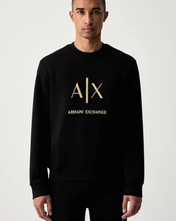 Armani Exchange hanorac pentru bărbați cu bumbac