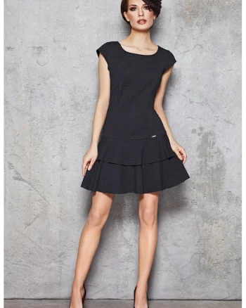 Rochie dama  Bumbac, M042 - Grafit -
