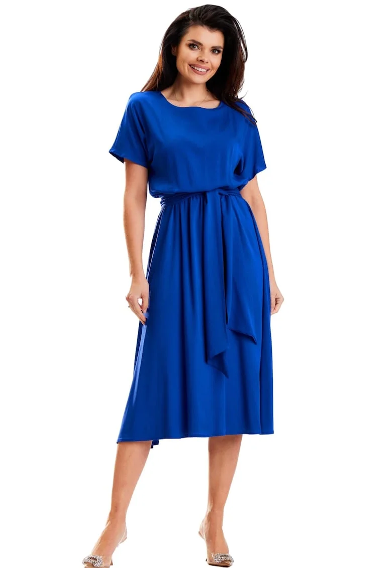 Midi Rochie Maneca scurta, Casual A576