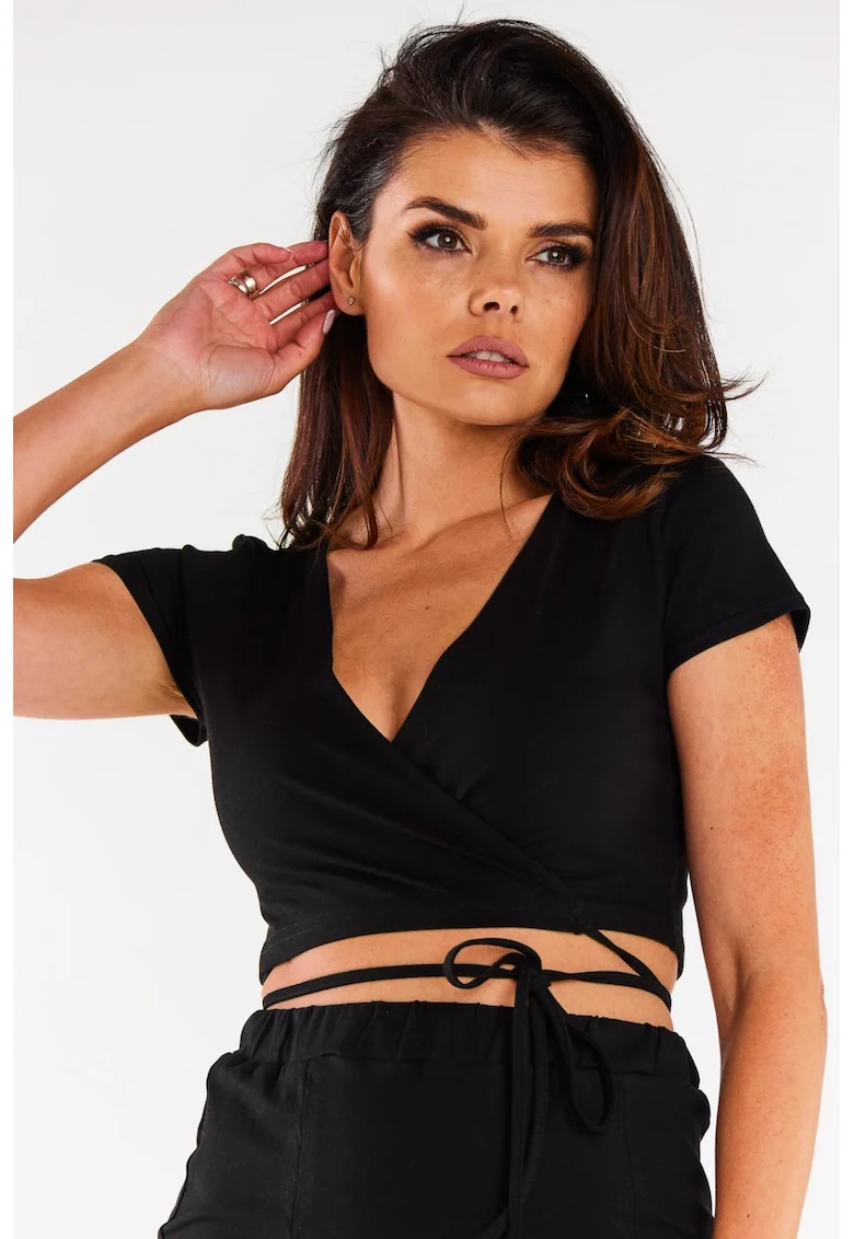Tricou dama,  Bumbac/Lycra, Negru
