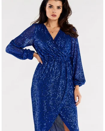 Rochie,  Poliester, Albastru1