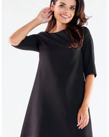 Scurta Rochie Maneca trei sferturi, in A A521