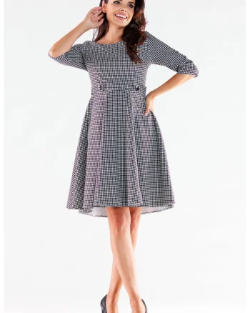 Scurta Rochie Maneca trei sferturi, Elegant A520