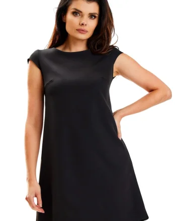 Rochie A570,  Negru, Negru