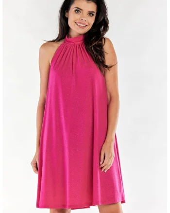 Rochie dama,  Poliester, Roz, Fucsia