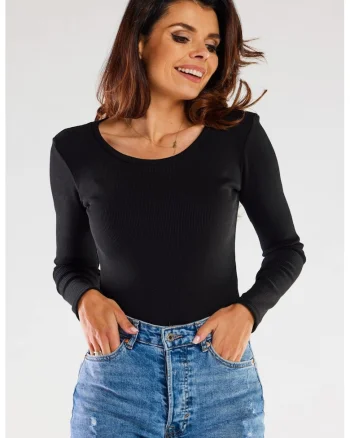 Bluza dama,  Bumbac/Elastan, Negru1