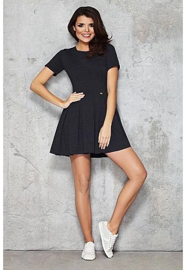 Rochie dama  Bumbac, M044 - Grafit -