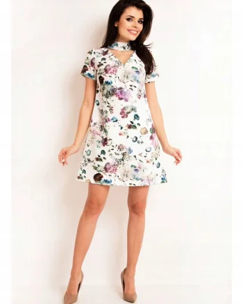 Rochie A171,  Poliester/Elastan, Multicolor