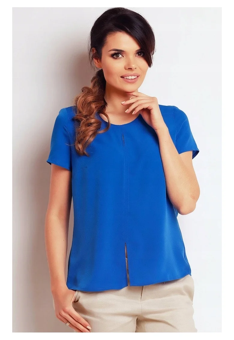 Bluza dama,  Poliester, Albastru