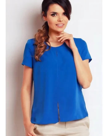Bluza dama,  Poliester, Albastru