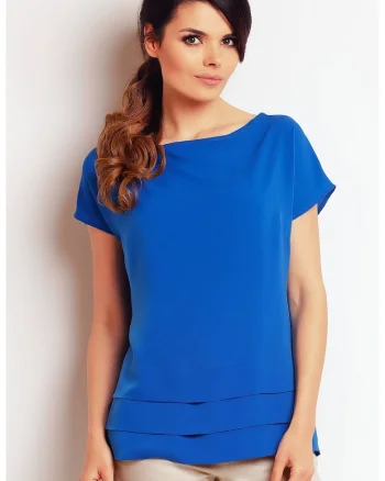 Bluza dama,  Poliester, Albastru inchis