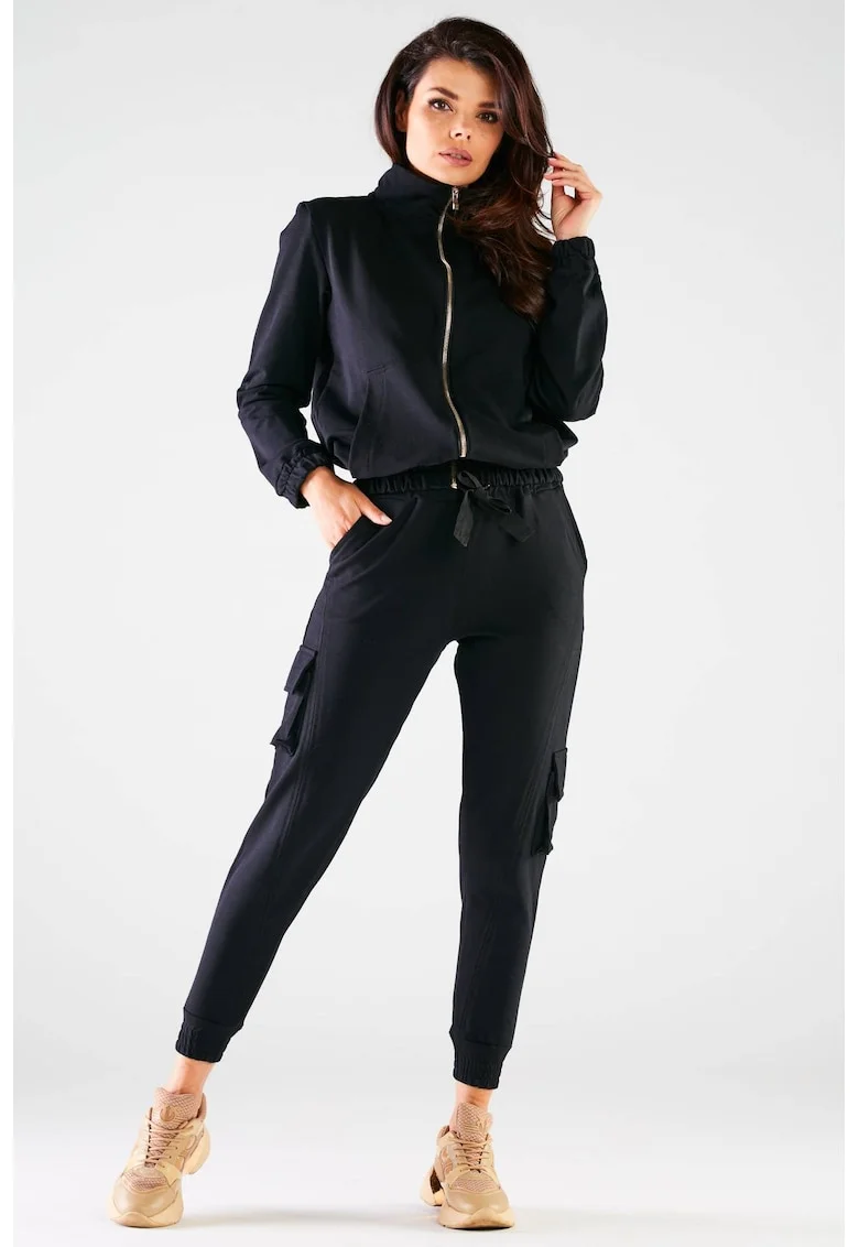 Pantaloni dama,  Negru, S/M