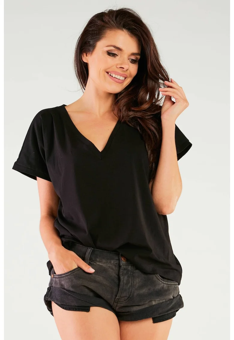 Bluza,  Bumbac, Marime one size, Negru