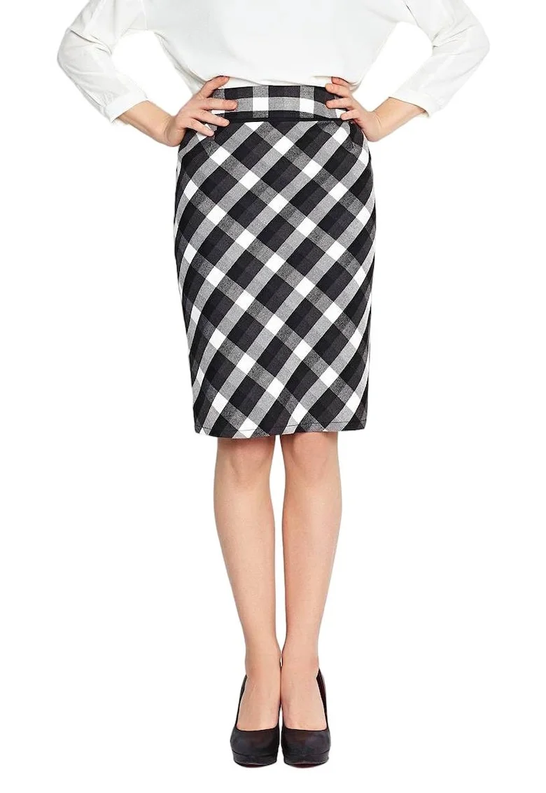 Fusta dama,  Poliester/Viscoza, Multicolor