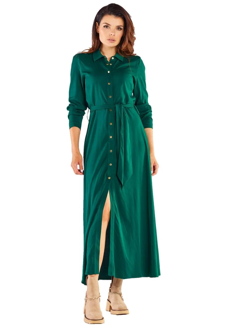 Rochie  Elastan, Verde