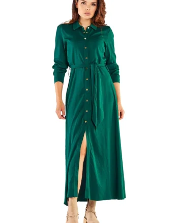 Rochie  Elastan, Verde