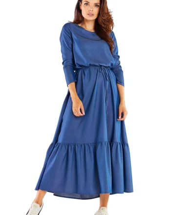Rochie  ElastanAlbastru