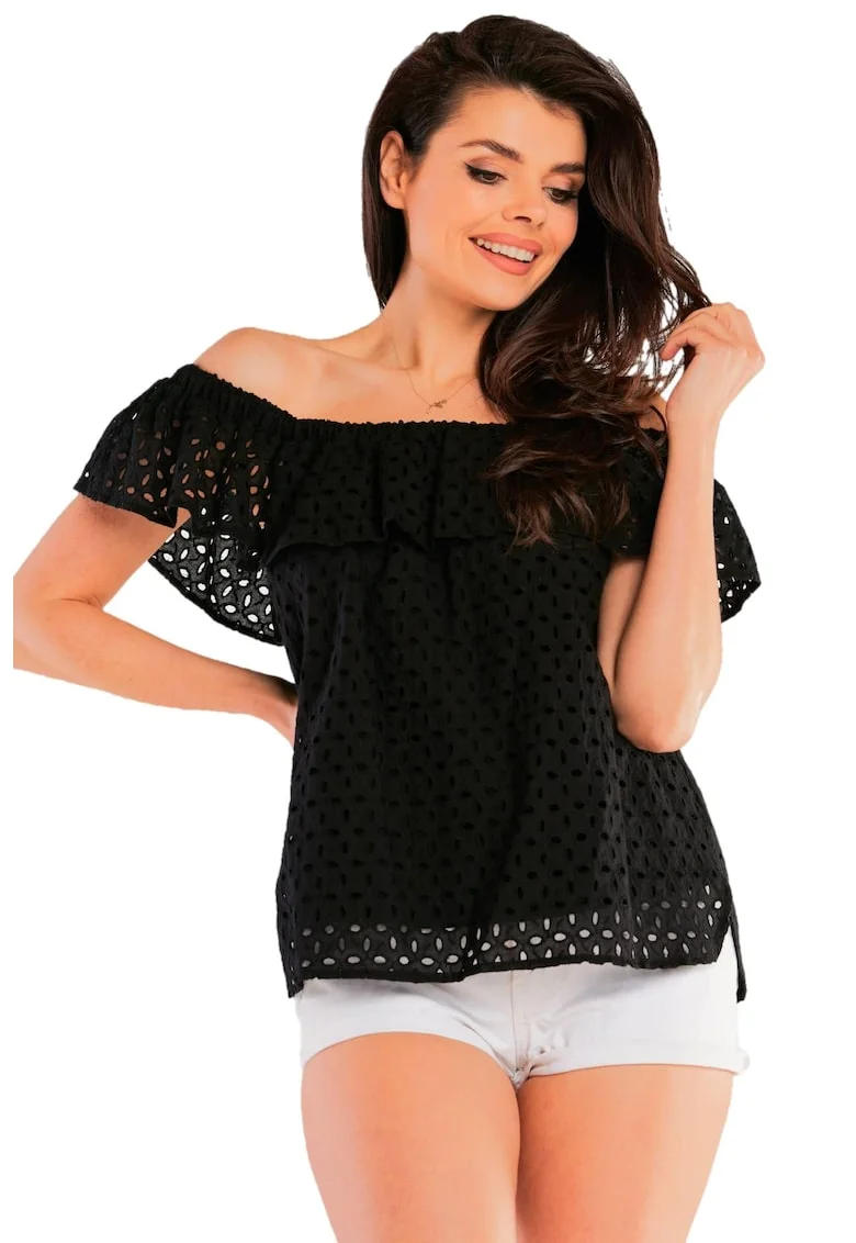 Bluza dama,  Elastan, Negru, M