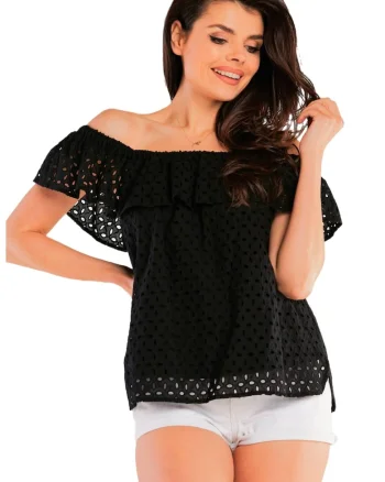 Bluza dama,  Elastan, Negru, M