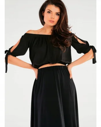 Bluza dama,  Elastan, Negru