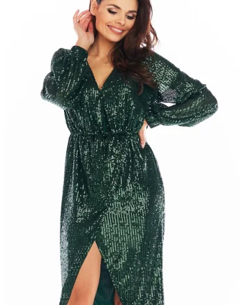 Rochie  Poliester, verde