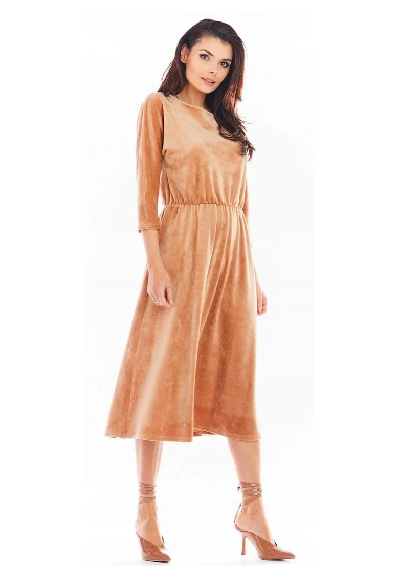 Rochie A407 - Bej