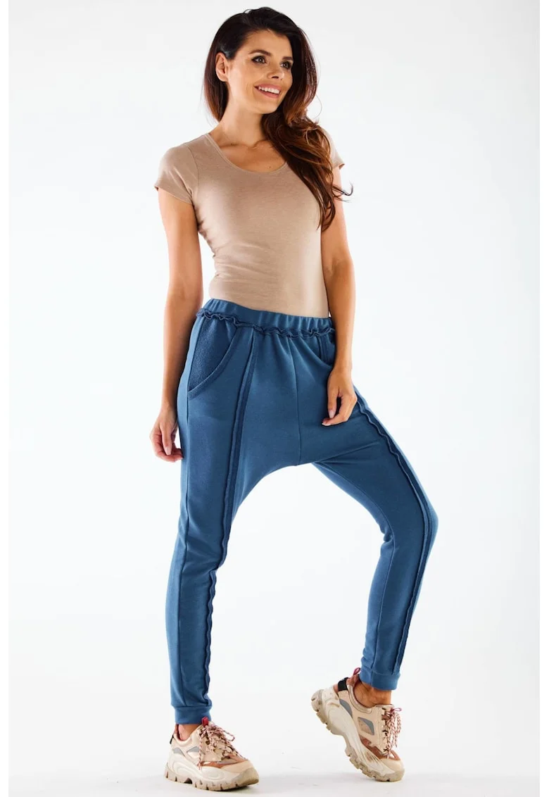 Pantaloni dama, Albastru